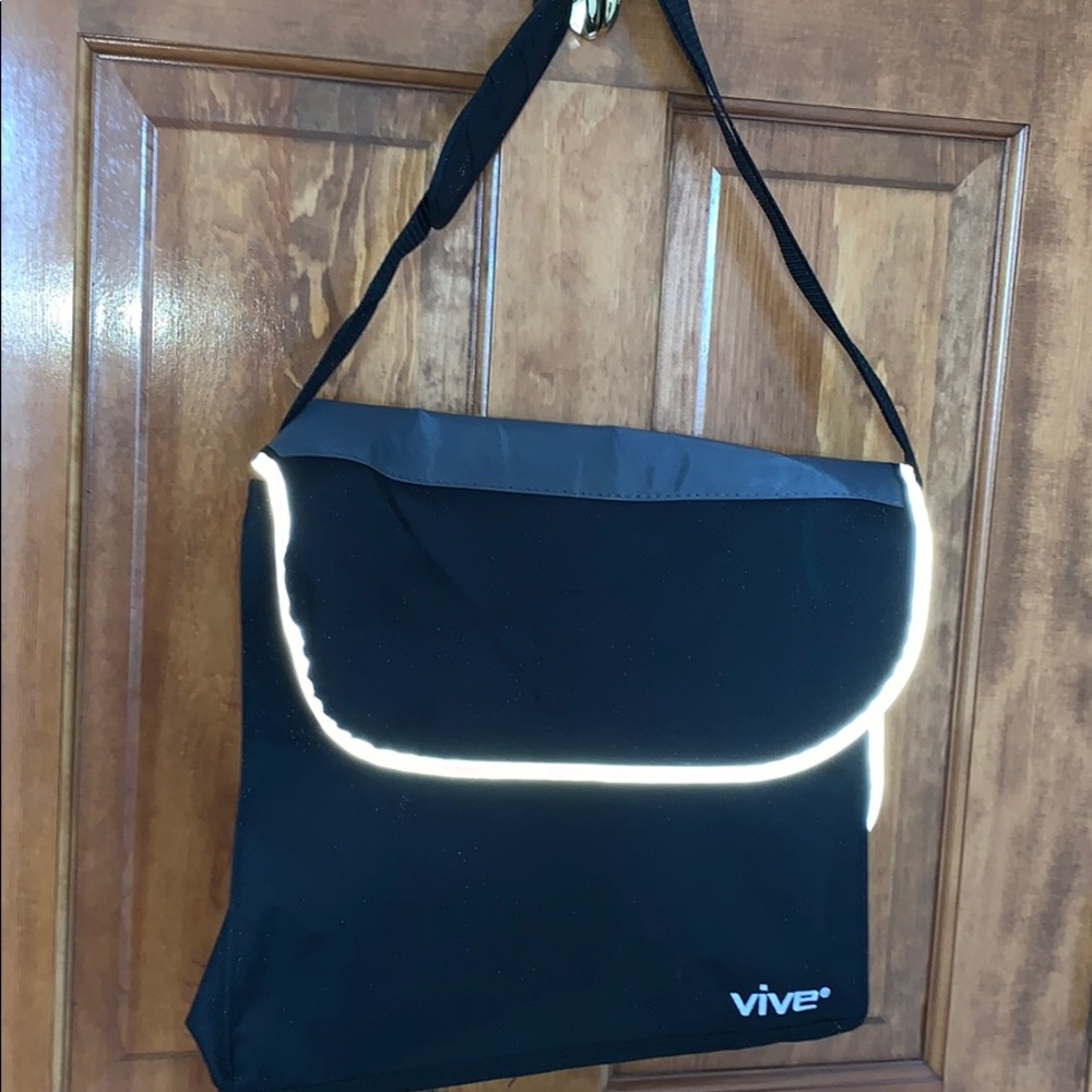Vive Wheelchair Walker Attach Black Messenger Bag